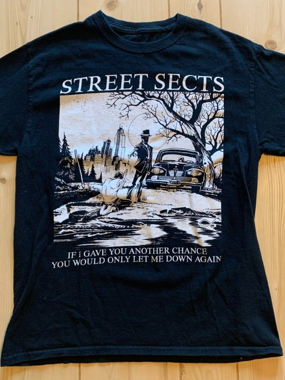 Grunge Punk Street Sects Band Graphic Industrial Noise Rock Metal Emo T-Shirt M